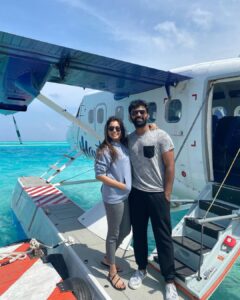 Keerthi shanthanu Instagram - An exciting sea plane transfer @mantaair 💛 #maldives #trip @kandima_maldives @touronholidays @oneaboveglobal Kandima Maldives