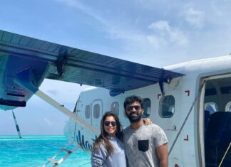 Keerthi shanthanu Instagram - An exciting sea plane transfer @mantaair 💛 #maldives #trip @kandima_maldives @touronholidays @oneaboveglobal Kandima Maldives
