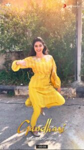 Keerthy Suresh Instagram - Join me in doing the #GandhariGroove, everybody!

@therouteofficial 
@brinda_gopal @pawanch @sonymusic_south @jagadish_palanisamy @ananya_bhat_official @harish_dop #SuddalaAshokTeja @radha_sridhar @krishtheeditor @sibimarappan @kabilanchelliah @archamehta

#Gandhari