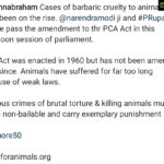 Kiran Rathod Instagram – Guys please go to Vocalforanimals.org and the send the mail .. The mail will go directly to our Prime Minister.. 🙏
#nomore50