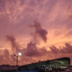 Laila Mehdin Instagram - Good morning everyone. Hope every body has a wonderful day #dawn #morningsky #dawnoverchennai #nofilterneeded Chennai International Airport