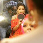 Laila Mehdin Instagram - Behind the scenes. Photographer: @raj_kumar0715 (who takes beautiful stills) Jewellery: @shapriboutique #chennai #shooting #tamilactress #tamilcinema #zeetamizh #makeup #photography