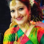 Laila Mehdin Instagram - For the Village Folk round on #dancejodidancejuniors #zeetamil I wore a Pinkosu style saree. It was so lovely. Watch this weekend episode to see! #chennai #danceshow #realitytv #tamilactress #tamiltelevision #pinkosu #saree Chennai, India