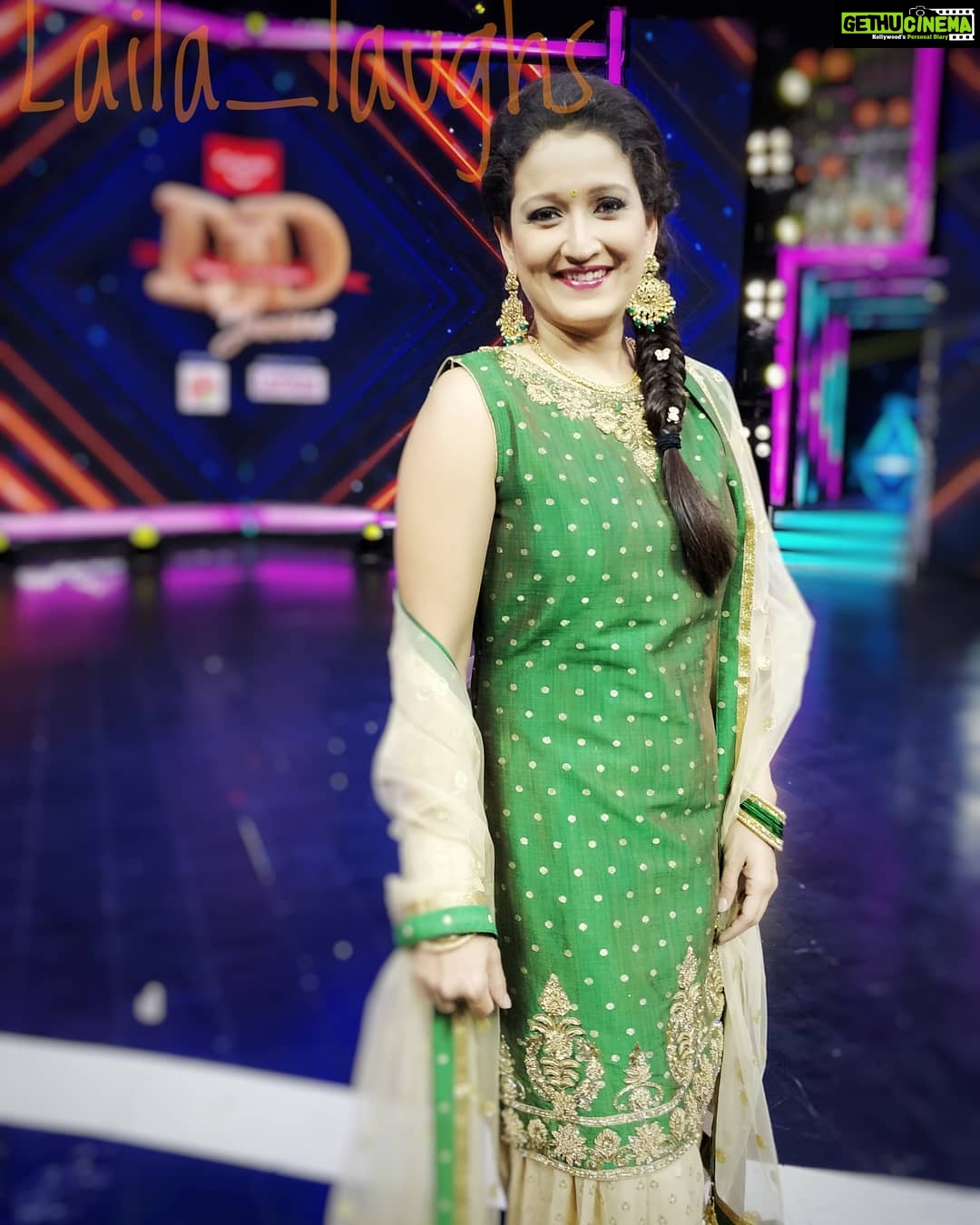 Laila Mehdin Instagram - #dancejodidancejuniors #djd #zeetamil #zeetv #realitytv #danceshow Chennai, India