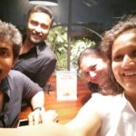 Laila Mehdin Instagram - #aboutlastnight Tell me what you are thinking when you see this photo @evamkarthik @prasanna_actor #directorpriya #knm2 #kandanaalmudhal #team #friendslikefamily #tamilactress #tamilactors #tamildirector #tamilfilm Chennai, India