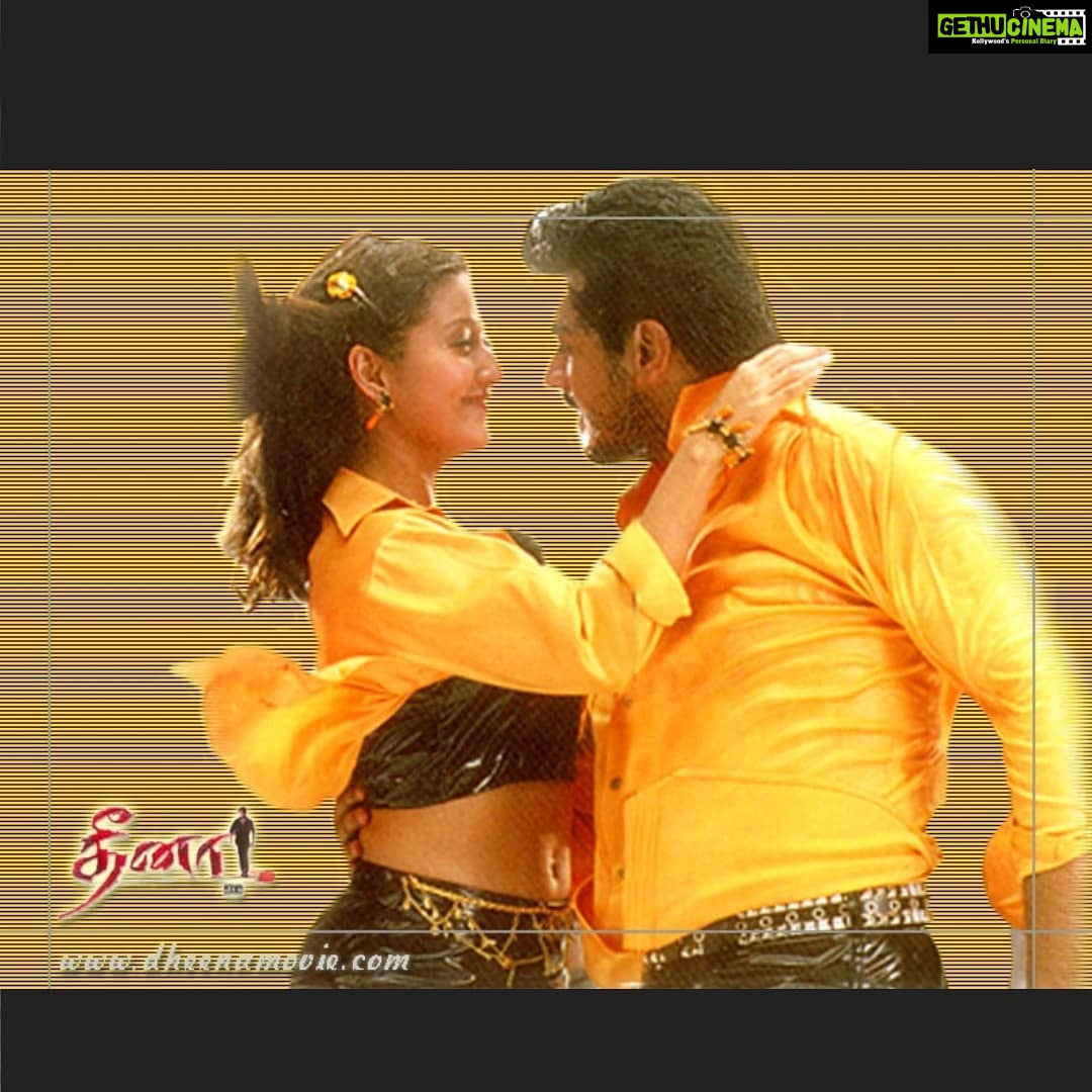 Laila Mehdin Instagram - One of my most favourite films @a.r.murugadoss @itsyuvan Tell me all the lovely memories that Kadhal Website brings back to you in the comments. I remember I was not feeling well during the shoot of the song, I had a bad cough and fever, but it didn't show and the song was fantastic, the energy of the song gave me energy to dance! π§‘ππ§‘π Watch now on @suntv #dheena #thalaajith #ajithkumar #thalaajithkumar #tamilcinema #memories #directorarmurugadoss #kollywood