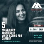 Lakshmi Priyaa Chandramouli Instagram - So this is happening next Sunday guys! This is for anyone wanting to understand how do perform in front of a camera. It's a quick masterclass on the most important techniques one needs to know before you start working as a film/TV actor. These techniques will also give you tools to enhance performance. Join me next Sunday. It's online, so you can join from anywhere in the world! Let's put our time to good use and learn new skills! :) #ActingWorkshop #Masterclass #ActingOnScreen #LakshmipriyaaChandrmouli #WantToBeAFilmActor? #OnlineActingWorkshop #OnlineActingClass