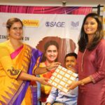 Lakshmi Priyaa Chandramouli Instagram - Had a great time at the panel discussion on Diversity and Inclusion at the launch of the book 'The 99 Day Diversity Challenge's by the brilliant Dr. Saundarya Rajesh. Was very interesting to listen to everyone's thoughts on a topic so relevant to us in this day and age. Wishing @saundaryarajesh the very best for the book :) #BookLaunch #Panelist #paneldiscussion #99DDC #The99DDC #DandI #DiversityandInclusion #actorslife #storyteller #newbook #odyssey Chennai, India