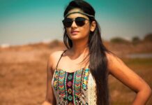 Lakshmi Priyaa Chandramouli Instagram - Throwback to the time we went bohemian! #throwback #photoshoot #actorslife #longhairdays Photo by @koda of @creativesatori Styling by @rajdaksh