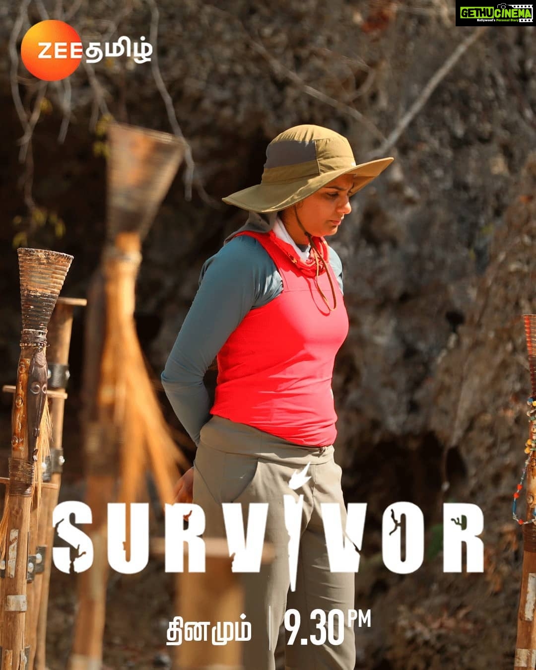 Lakshmi Priyaa Chandramouli Instagram - Last two days was intense and challenging & why not ! #Survivor is all about looking forward to unpredictable moments . . . Hope you guys are watching the show on @zeetamizh | everyday at 9:30 pm 🙏 . . #survivortamil #survivor #lakshmipriyachandramouli #zeetamil Posted by #TeamLP