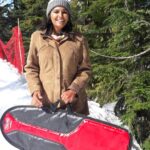 Lakshmi Priyaa Chandramouli Instagram - And that's what I call a great day!!!!! 😀 #amihappyoramihappy #traveltheworld #grousemountain #sledge #sleigh #beautifulspringday #beautifulbritishcolumbia #canada🍁 #snoweverywhere #ibecamealittlegirlagain #joy #thankyouuniverse #dontputkannuplease Grouse Mountain-The Peak of Vancouver