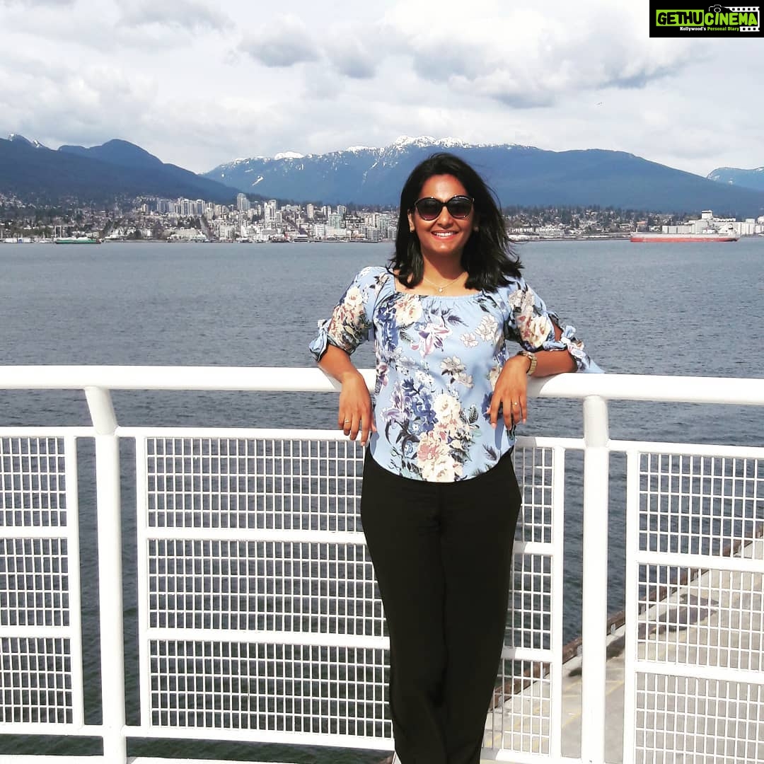 Lakshmi Priyaa Chandramouli Instagram - I dont think I'll ever get bored of looking at the snow capped mountains from every street corner of this gorgeous city! #canadaplacevancouver #vancouverdowntown #beautifulbritishcolumbia #spring #vancouverport #traveltheworld #travelstories #thesunisout #lastweek Canada Place