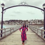 Lakshmi Priyaa Chandramouli Instagram - And that's what a good day looks like :) #beautifulbritishcolumbia #lovelyspringday #catchupwithlonglostfriend #happyhappy #traveltheworld #somuchbeautyintheworld #blessed White Rock, British Columbia