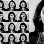 Lakshmi Priyaa Chandramouli Instagram - Well.. I tried! :P #Gurunathar #expressions #littlebitfail #workedunderpressure #triedhard #blackandwhite