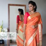 Lakshmi Priyaa Chandramouli Instagram – Showcasing one of the many beautiful sarees of @zarithari. Do check them out and their lovely collection. Shot by @dramasawme and make up, hair and styling by @belle_makeover_services. Very very talented bunch of women I must say :)
