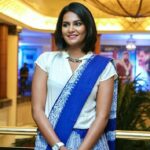 Lakshmi Priyaa Chandramouli Instagram - #Richie audio launch!! What a lovely event it was! Had a great time flaunting this beautiful Shibori saree from #zariThari. Make up, hair and styling by my gorgeous Lalita Raj of #MakeupByLalita. Songs are out on YouTube and they are beautiful!! Listen away :) Chennai, India