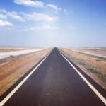 Lakshmi Priyaa Chandramouli Instagram - No clue where this road is taking me, but the journey is quite interesting I must say :) #travelgram #somethingaboutemptyroads #rannofkutch #kutchnahidekhatohkuchnahidekha #clearskies #Pakshi #desertheat White Rann of Kutch