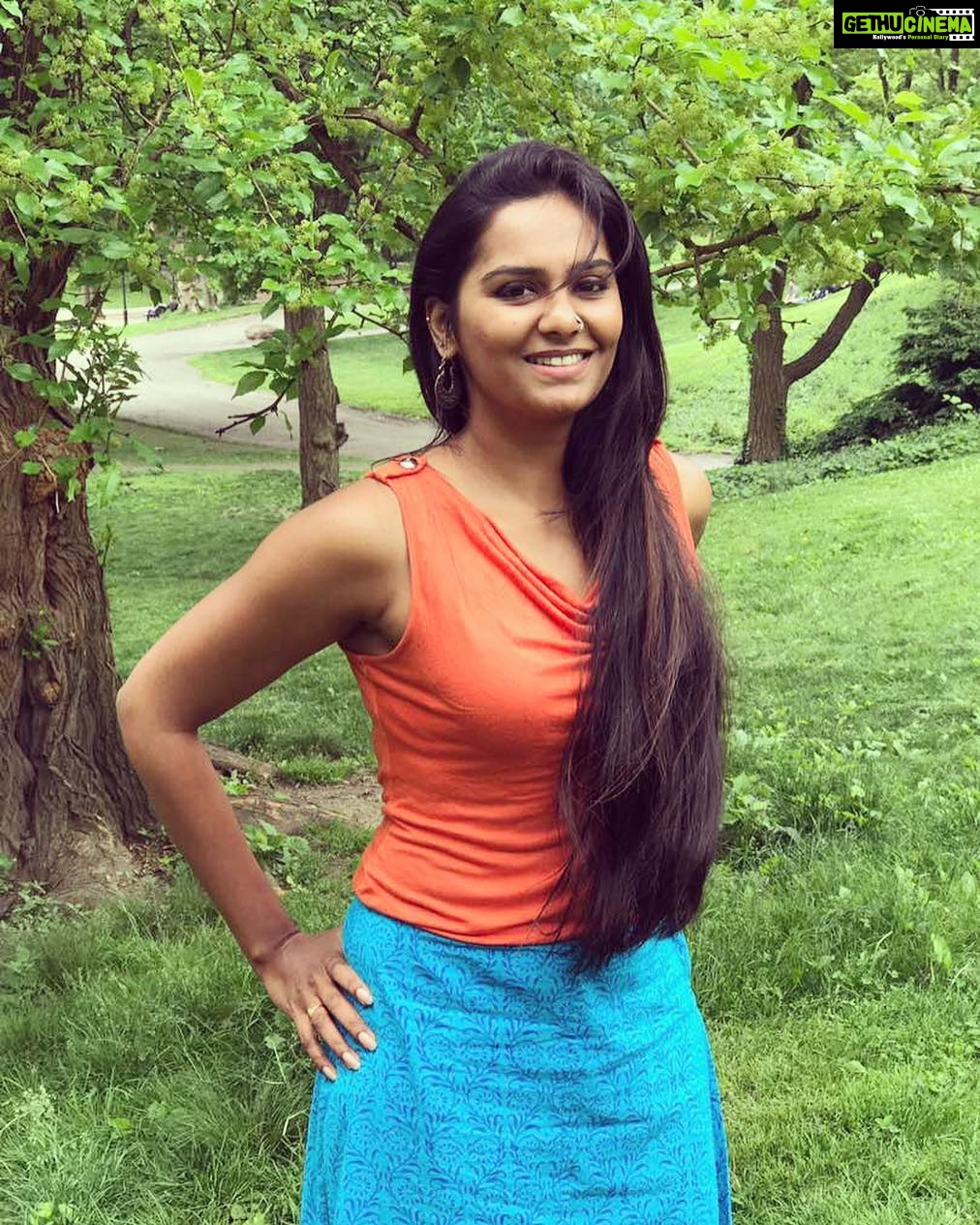 Lakshmi Priyaa Chandramouli Instagram - Throwback to one of those glorious spring days spent in Central Park! #imissnyc #throwbackthursday #centralparklove #cantwaittogoagain #i❤️ny #springtimeatnyc