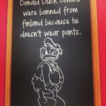 Lakshmi Priyaa Chandramouli Instagram - Facts my monthly calendar throws at me! Really Finland?? 🙈🙈 #donaldduck #trivia #importanceofwearingpants #whereisyouridcard #whereareyourpants #hahaha