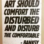 Lakshmi Priyaa Chandramouli Instagram - Absolutely! #Banksy #artistsofinstagram #actorslife #Art #artasawayoflife