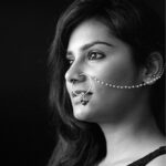 Lakshmi Priyaa Chandramouli Instagram - Rediscovering the magic of black & white and film!! Shot by the super cool @shashankjayaprasad Can't wait to shoot again :) #blackandwhite #kodak #filmroll #shashankthemagician #photoshoot #actorslife