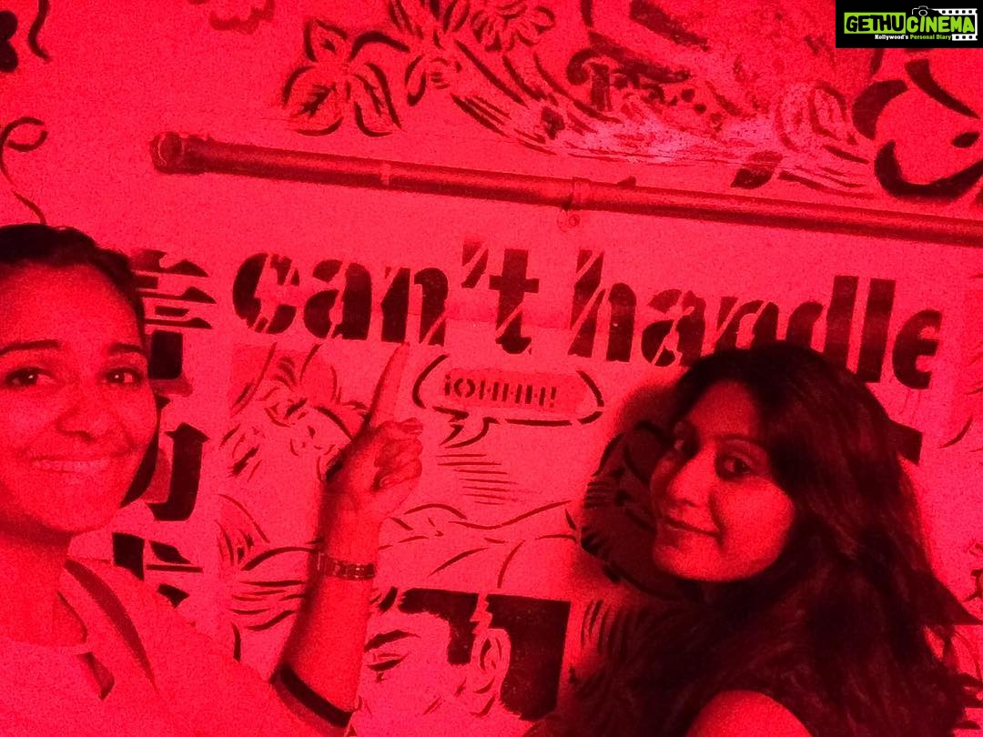 Lakshmi Priyaa Chandramouli Instagram - Some Saturday nights end up like this! 😂 #i❤️ny #partyingitup #lebain #insane #thereisapoolinthenightclub #moozhgaatheshippefriendshipthan Le Bain at The Standard, High Line