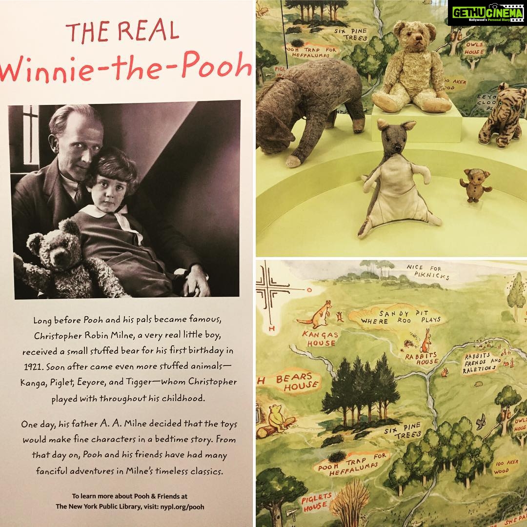 Lakshmi Priyaa Chandramouli Instagram - Any other Winnie the Pooh fans out here?? I got so excited seeing this!! #originalwinniethepoohandfriends #themetropolitanmuseumofart #i❤️ny #ilovewinniethepooh #simplejoys The Metropolitan Museum of Art, New York