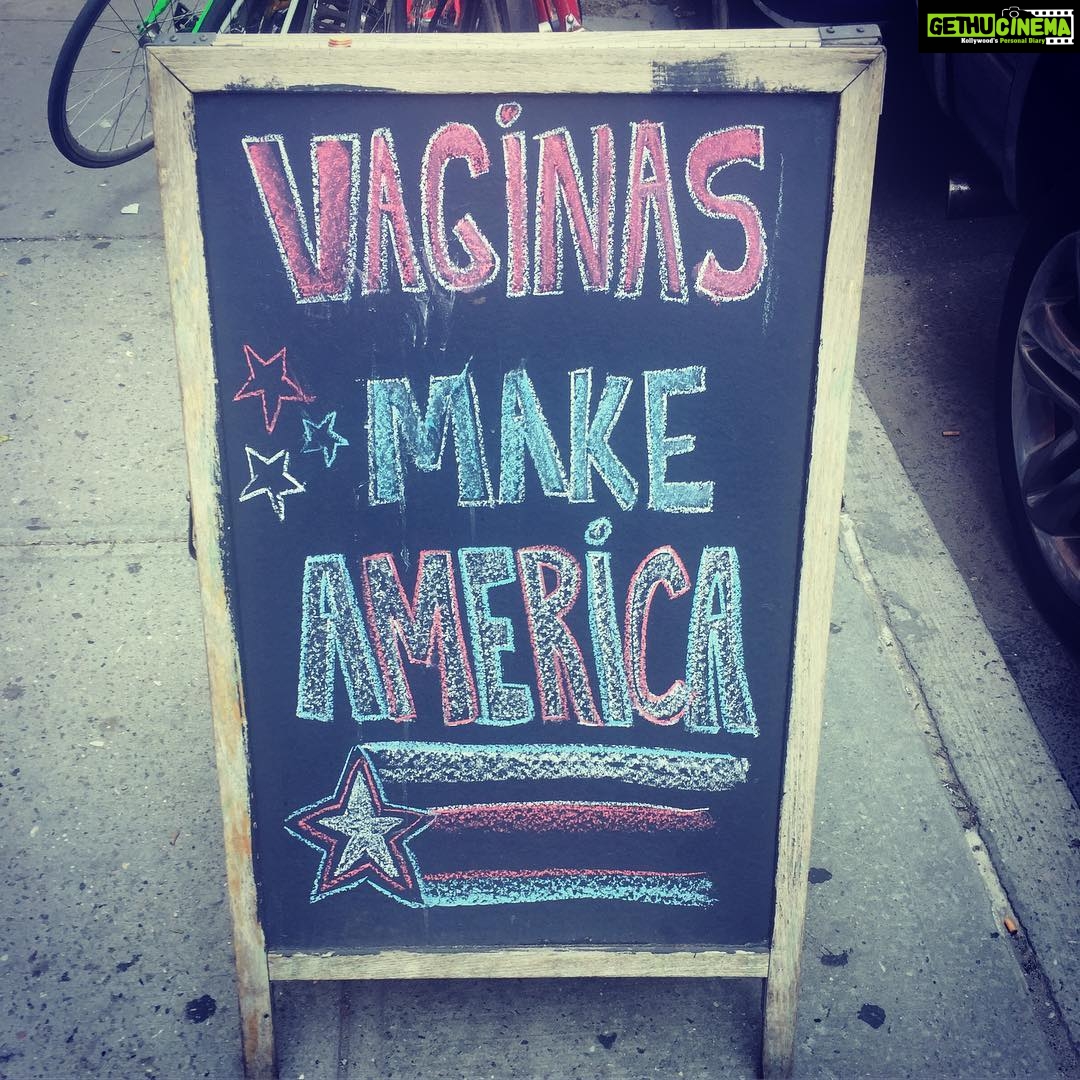 Lakshmi Priyaa Chandramouli Instagram - Things you see on the streets of NYC series. #pictureno2 #wtf #facepalm #donaldtrumpwins #thingsyouseeonnycstreets #bushwick #tourbyfoot #artistscommunity Brooklyn Bushwick