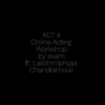 Lakshmi Priyaa Chandramouli Instagram – The one fruitful, joyful, immensely satisfying thing I did this lockdown was starting my online acting workshop ‘ACT 4’ with @evamentertainment. Much much thanks to @evamsunil and @tututales  whithout whom this would not have happened. It has been a great journey filled with learning not just for the students but also for me. I met so many talented, passionate actors from all over the world and got to exchange thoughts and learnings with them. Loved every bit of this. It helped me keep in touch with my craft and better it during this time. So much joy to share my passion, my respect for the craft, my process and the magic of performance art with so many beginners who were so eager to learn. So so grateful for this opportunity to teach, learn and touch the lives of all of them. Looking forward to equipping myself to doing more of this in the coming years :) 
#ACT4 #OnlineActingWorkshop #LockdownDiaries #75Students #PassionateBeginners #SpreadingTheJoyOfActing #ActingIsASkill #TeachingActing #ProcessOfActing #ActingTechniques #EvamEntertainment #ActingCoach #InstrumentsOfAnActor #TeachingIsLearning #RespectTheCraft #Grateful #ThankYouUniverse