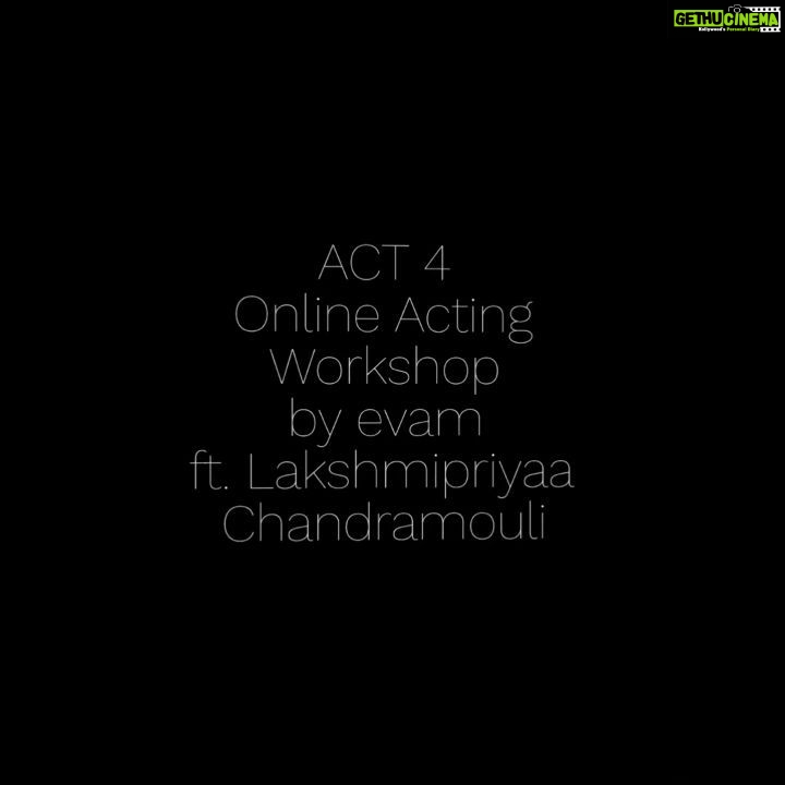 Lakshmi Priyaa Chandramouli Instagram - The one fruitful, joyful, immensely satisfying thing I did this lockdown was starting my online acting workshop 'ACT 4' with @evamentertainment. Much much thanks to @evamsunil and @tututales whithout whom this would not have happened. It has been a great journey filled with learning not just for the students but also for me. I met so many talented, passionate actors from all over the world and got to exchange thoughts and learnings with them. Loved every bit of this. It helped me keep in touch with my craft and better it during this time. So much joy to share my passion, my respect for the craft, my process and the magic of performance art with so many beginners who were so eager to learn. So so grateful for this opportunity to teach, learn and touch the lives of all of them. Looking forward to equipping myself to doing more of this in the coming years :) #ACT4 #OnlineActingWorkshop #LockdownDiaries #75Students #PassionateBeginners #SpreadingTheJoyOfActing #ActingIsASkill #TeachingActing #ProcessOfActing #ActingTechniques #EvamEntertainment #ActingCoach #InstrumentsOfAnActor #TeachingIsLearning #RespectTheCraft #Grateful #ThankYouUniverse