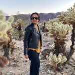 Lakshmy Ramakrishnan Instagram - #joshuatreenationalpark has so much of history, history of Native people, and a very unique, cowboy town❤️ structures are so cute, people are friendly and warm, What a beautiful place, every moment it was a different sight, acres of untampered land, land that speaks to you!!!