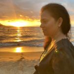 Lakshmy Ramakrishnan Instagram - The Golden hour🙏