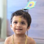 Lakshmy Ramakrishnan Instagram – #Janmashtami wishes to all from little Ved , may the lord bless everyone with health and happiness 🙏❤️ 
Dolls from #DESIDOLZ, USA, @divyadiyer , video will be up soon…