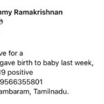 Lakshmy Ramakrishnan Instagram – Pls share and help🙏