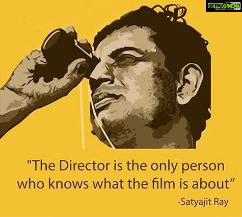Lakshmy Ramakrishnan Instagram - Remembering the great film maker Shri Satyajit Ray on his 100th birth anniversary 🙏His legendary contribution to the world of cinema is invaluable and unmatchable #RAYTODAY @dff_india #MinistryOfInformationAndBroadcasting