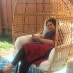 Lakshmy Ramakrishnan Instagram – Different routine altogether, relaxing, but want to complete my book😍