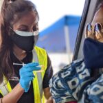 Lakshmy Ramakrishnan Instagram – Heart felt gratitude to all #FrontlineWorkers 🙏, had our shot, it was a wonderfully organised drive- in system. Wear the mask, maintain social distancing and avoid crowd as much as possible even if vaccinated, let us not burden the system more.