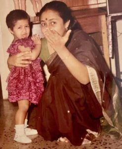 Lakshmy Ramakrishnan Instagram - I stitched this frock for you @vu2srk ❤️ It was left over curtain material!!!