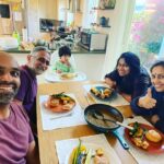 Lakshmy Ramakrishnan Instagram – #Thanksgiving  reminds us of the  #genocide , but down the line,  this day has been marked to express gratitude to friends and family🙏 menu set and prepared by Ashwin❤️ 
I take this opportunity to thank all my well-wishers here, Thank you folks 🙏🙏