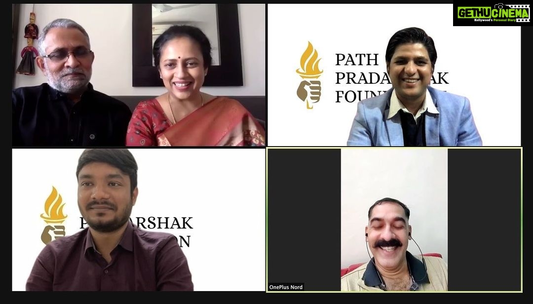 Lakshmy Ramakrishnan Instagram - In a motivational session with LT. Col. Shyam Krishna, Principal of Military School, Dholpur, and hosted by #PathPradarshakFoundation Video will be up soon,