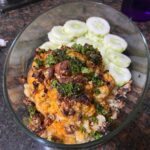 Lakshmy Ramakrishnan Instagram - Tried a new dish, own recipe, #BakedCauliflower with burnt chilli garlic sauce 😍