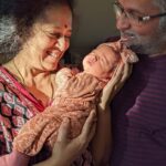 Lakshmy Ramakrishnan Instagram – Sharing our joy with all of you ❤️She is tiny but adorable, send her your blessings and wishes folks 🙏