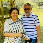 Lakshmy Ramakrishnan Instagram - We kept talking and Rakesh, a professional photographer who was there in the resort with friends, kept clicking 😍