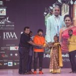 Lakshmy Ramakrishnan Instagram – EntreprenHER awards 8th Edition of ‘The LuxuryAffair’ honouring Women leaders, my award was recieved by Ms. Anjalakshi , my household help, 
She is a single parent, who works really hard to bring up her 2 kids & educate them after her husband’s demise, she is  a #RealAchiever