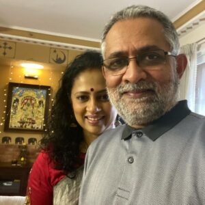 Lakshmy Ramakrishnan Instagram - He is the better half , no doubt😍