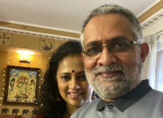 Lakshmy Ramakrishnan Instagram - He is the better half , no doubt😍