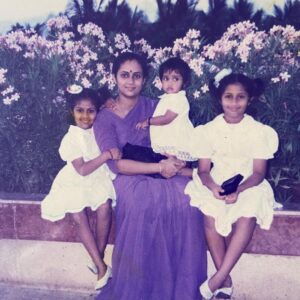 Lakshmy Ramakrishnan Instagram - I stitched their frocks😍😍like uniform😂😂