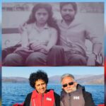 Lakshmy Ramakrishnan Instagram - Life has been nothing less than a roller coaster ride, but, with a confident, understanding man beside me ( of course it is Divine Grace ) the ride has been truly worth every minute❤️