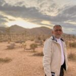 Lakshmy Ramakrishnan Instagram - Here at #JoshuaTreeNationalPark it is absolute silence, beautiful skies, close to nature, trails and the springs, Always in awe of nature, enjoyed the beautiful #Sunset and #Moonrise @Airbnb is just awesome @thebohemianjoshuatree