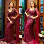 Lara Dutta Instagram – Styled by: @eshaamiin1 
Ootd: @bhawnarao_couture 
Jewellery: @farahkhanali 
Makeup: @rameshkondapuram 
Hair: @clarabellesaldanha